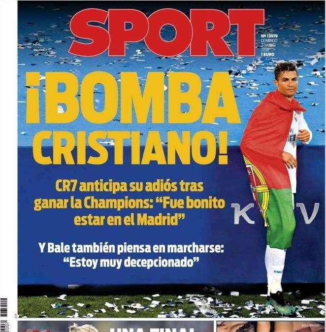 Sport - Bomba Cristiano Ronaldo 