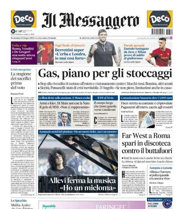 Il Messaggero - Zaniolo lusingato da Juve e Milan 