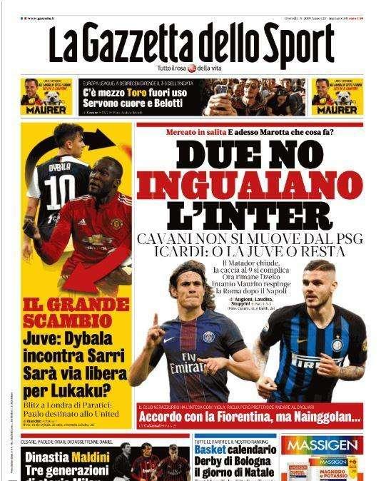 Gazzetta - Il grande scambio 