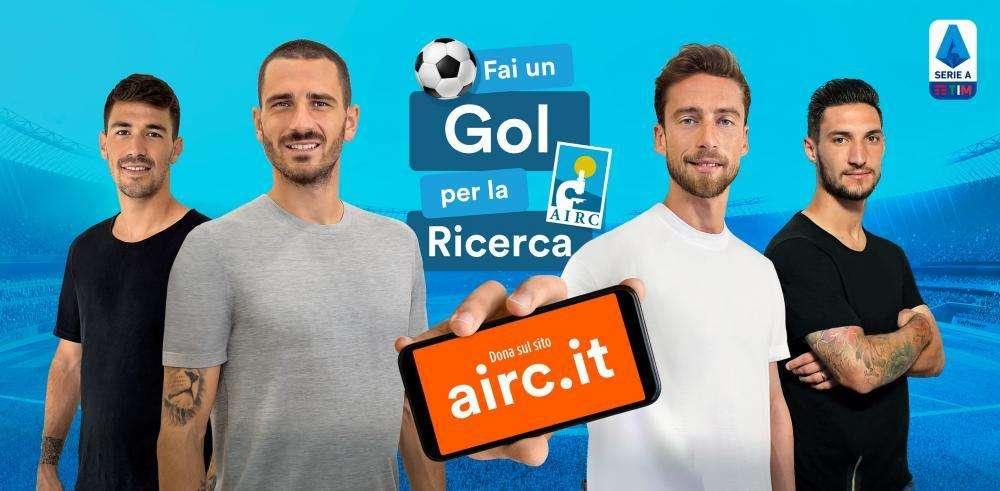 Il mondo del calcio scende in campo al fianco di Fondazione AIRC. Gli appelli di Bonucci e Marchisio (VIDEO)