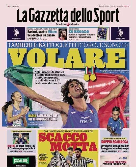 Gazzetta - Scacco Motta