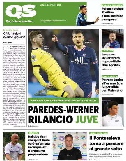 QS - Paredes e Werner, rilancio Juve