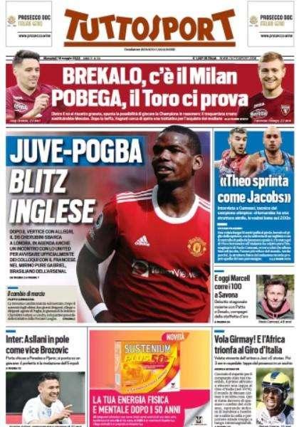 Tuttosport - Pogba, blitz inglese 