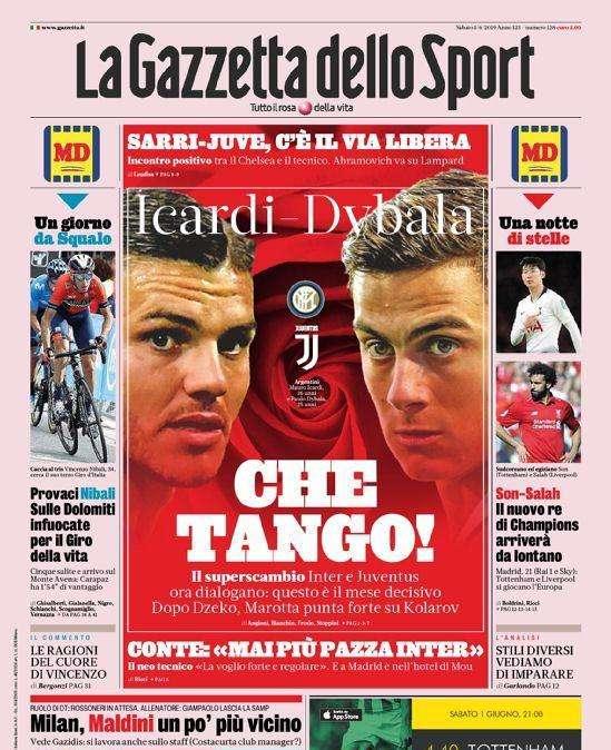 Gazzetta - Icardi e Dybala, che tango!