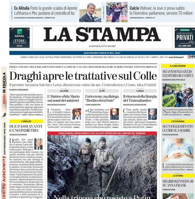 La Stampa - La Juve ci prova subito per Vlahovic 