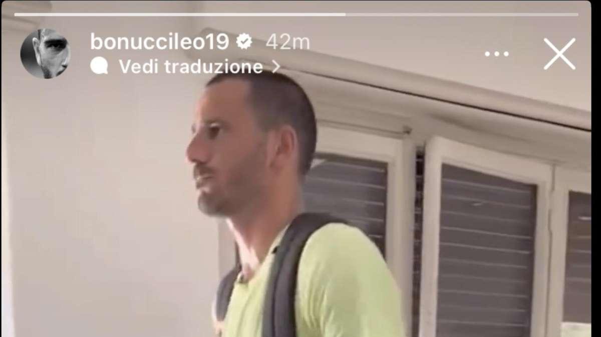 Bonucci continua a lavorare in palestra: “Day by day”