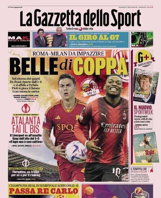 Gazzetta - Belle di coppa