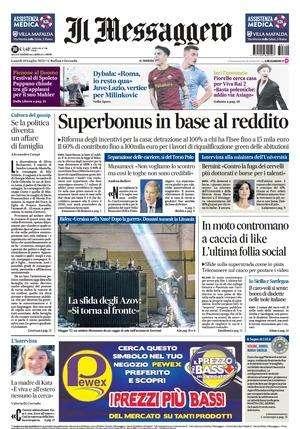 Il Messaggero - Vertice Juve-Lazio per Milinkovic 