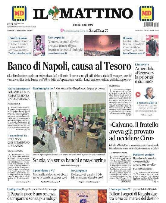 Il Mattino - Le tre mosse del Napoli 