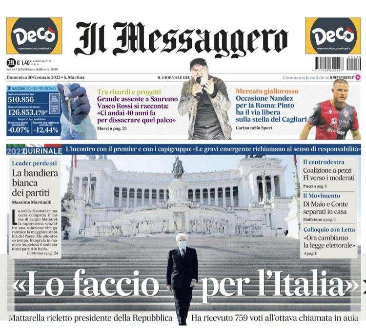 Il Messaggero - Roma su Nandez