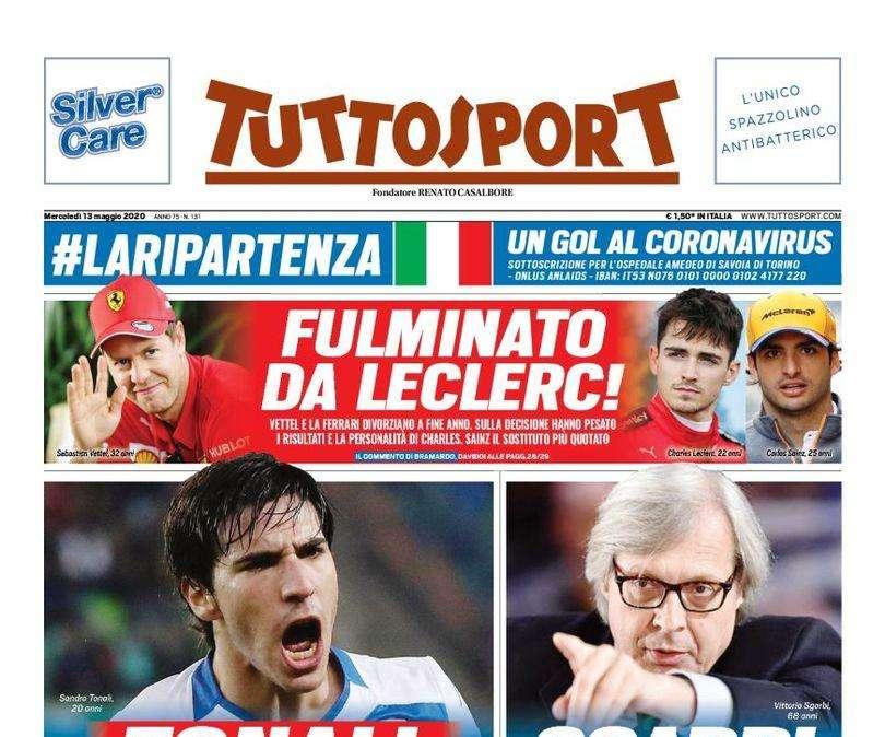 Tuttosport - Tonali, Vidal lo spinge alla Juve 