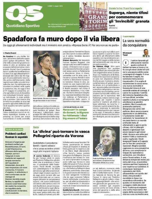 QS - Spadafora fa muro