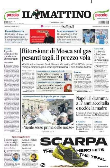 Il Mattino - Koulibaly e Ruiz alla prova del mercato 