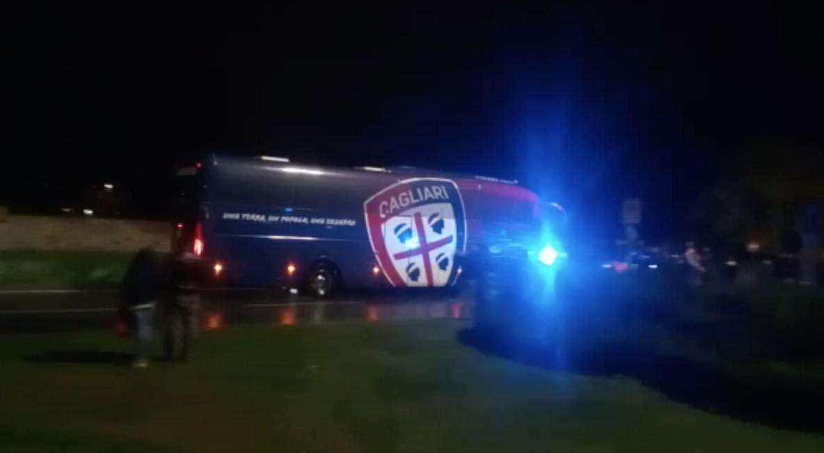LIVE TJ - L'arrivo del Cagliari allo stadio (VIDEO)