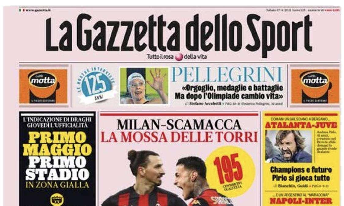 Gazzetta - Altezza Ibra