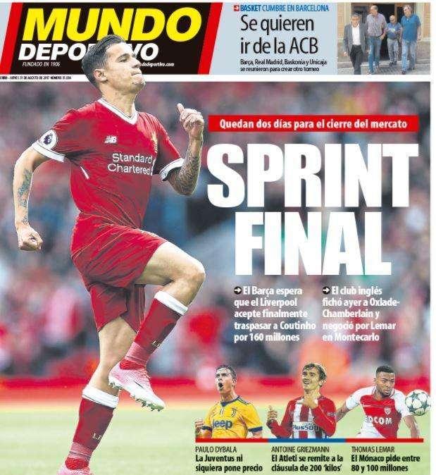 Mundo Deportivo - Sprint finale. Per Dybala...