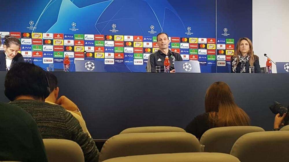 LIVE TJ - Allegri: "Lavoriamo per essere ancora più veloci. Non dobbiamo addormentarci come abbiamo fatto col Manchester"