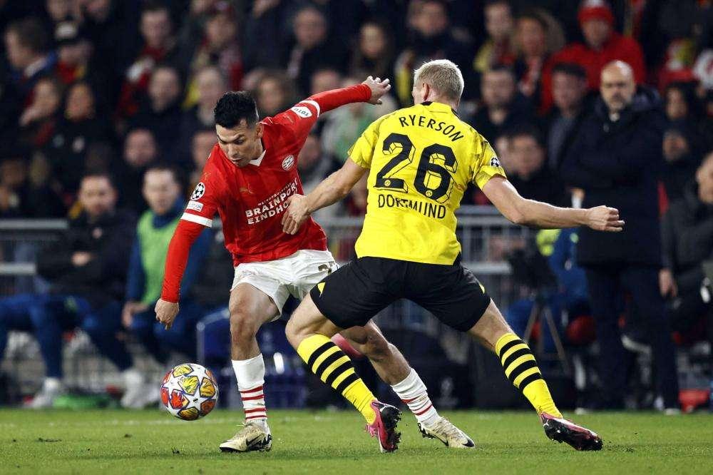 Champions: Psv-Borussia Dortmund 1-1