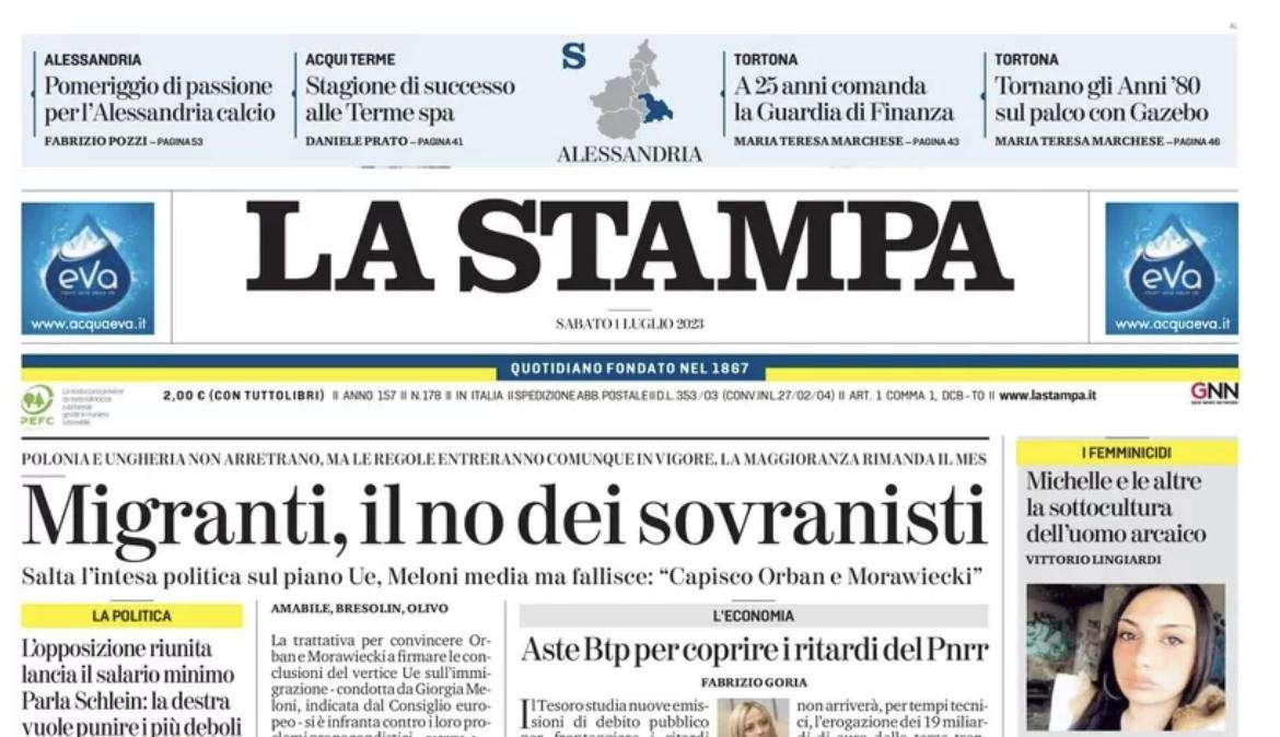 La Stampa - L’uomo delle stelle 