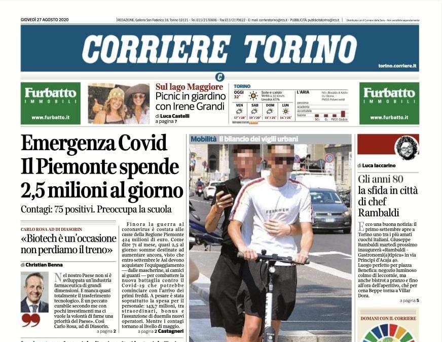 Corriere di Torino - McKennie un americano per la Juve 