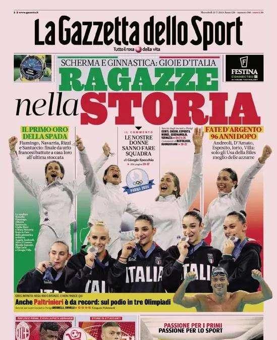 Gazzetta - Milan Royal, Roma con Dovbyk