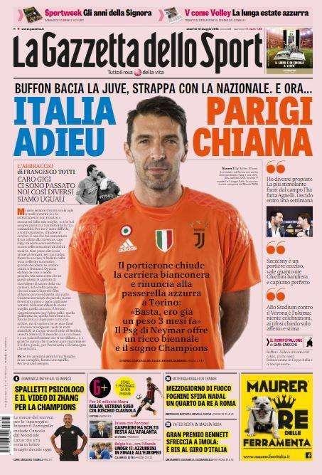 Gazzetta - Italia adieu, Parigi chiama