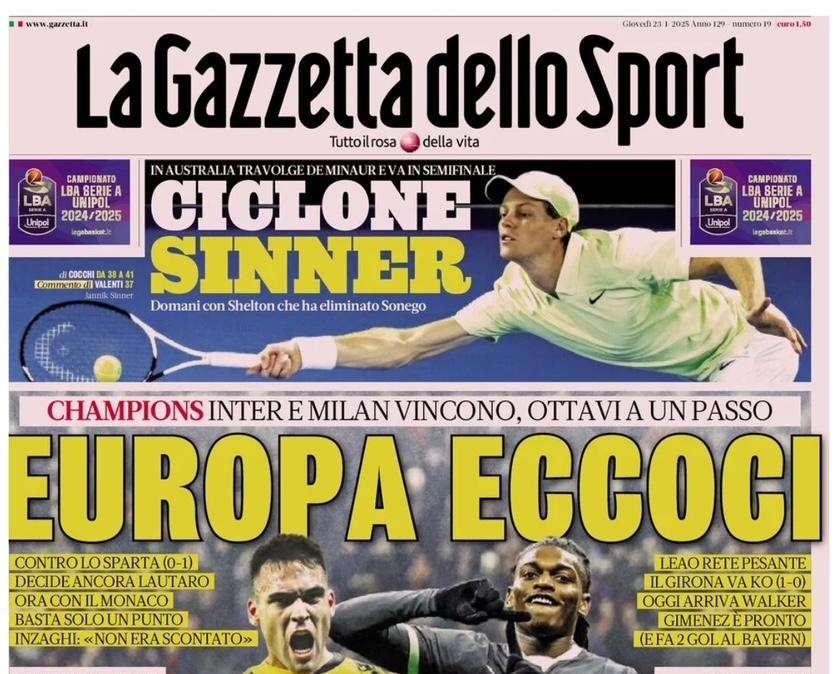 Gazzetta - Europa eccoci 
