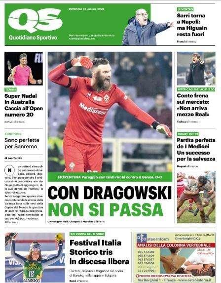 QS - Sarri torna a Napoli ma Higuain resta fuori 