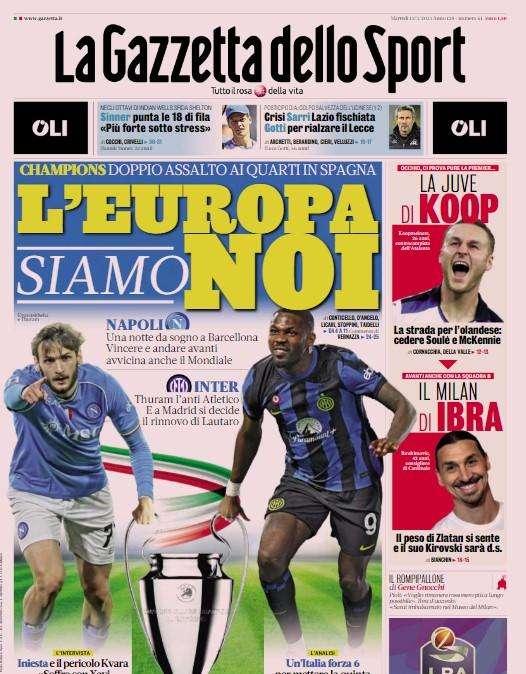 Gazzetta - La Juve di Koop