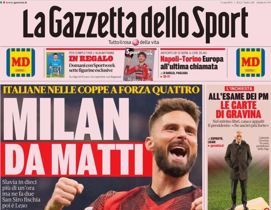 Gazzetta - Milan da matti 