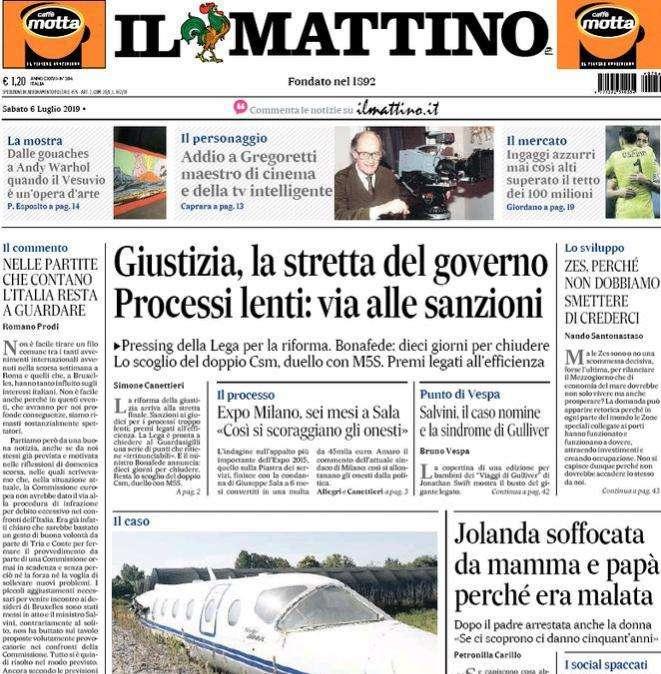 Il Mattino - Il Napoli alza gli ingaggi 