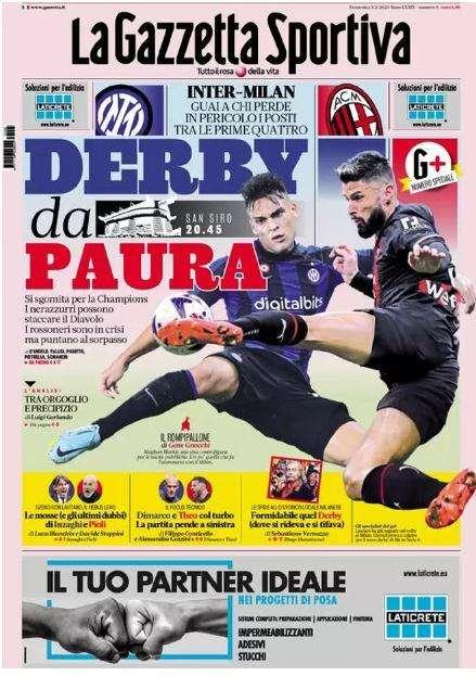 Gazzetta - Derby da paura 