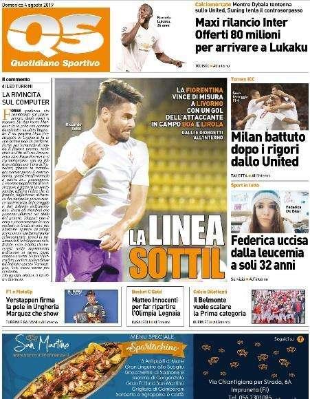QS - Maxi rilancio Inter per Lukaku 