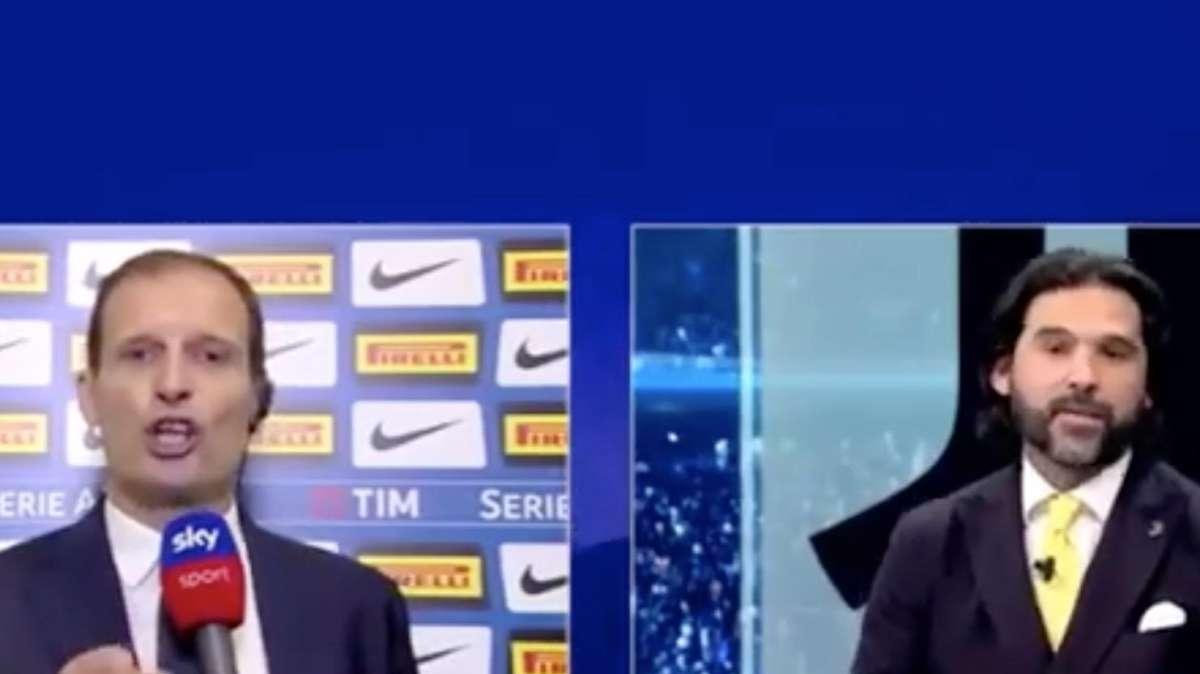 Adani-Allegri, che scontro in diretta! Il tecnico: "Leggi i libri e non capisci nulla, stai zitto". L'ex calciatore: "Dillo a tuo fratello"