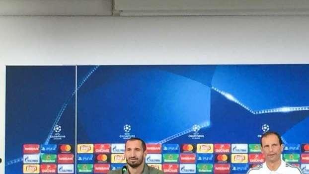 LIVE TJ - ALLEGRI: "Il campionato è lungo, c'è tempo per recuperare. Con lo Sporting è decisiva". CHIELLINI: "Con lo Sporting è un sedicesimo di finale. Rinnovo? Bastano 5 minuti caffè compreso" (INTEGRALE)