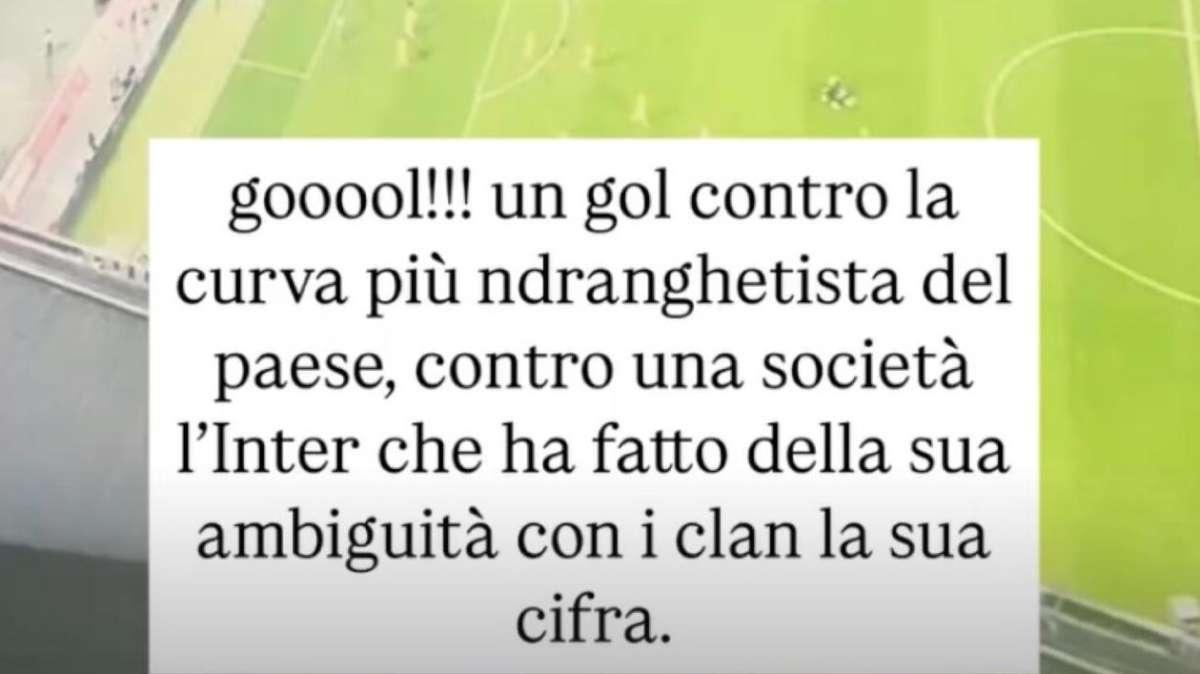 Saviano distrugge l'Inter: "Curva più ndranghetista del Paese. La società nerazzurra ambigua con i clan"