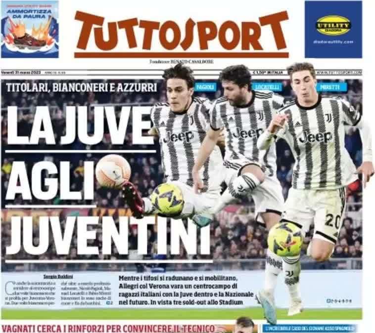 Tuttosport - Juve agli Juventini