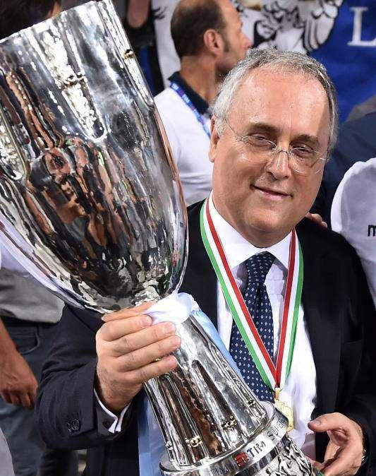 Claudio Lotito: "Il mercato è nelle mani di Tare"
