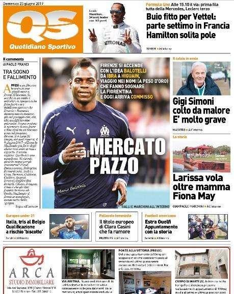 QS - Mercato pazzo, Fiorentina su Higuain 