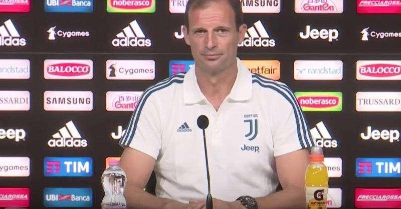 LIVE TJ - ALLEGRI: "A Genova per i tre punti. Dubbio modulo. Girone Champions non preoccupa. Spiace per Claudio. Asamoah sta facendo valutazioni. Bentancur sarà sorpresa"
