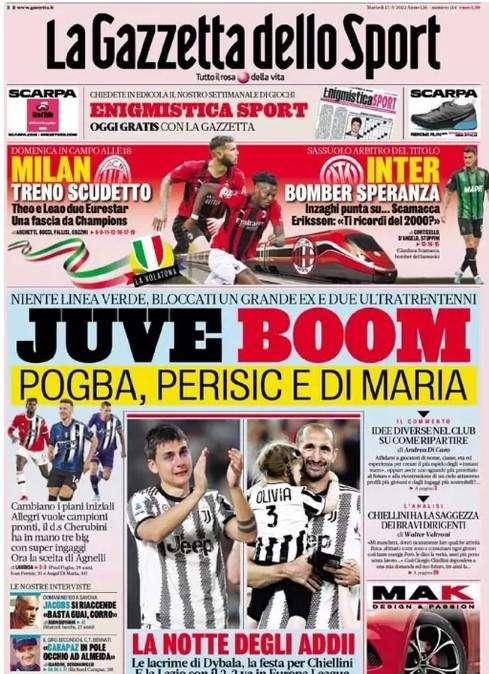 Gazzetta - Juve boom, tre acquisti 