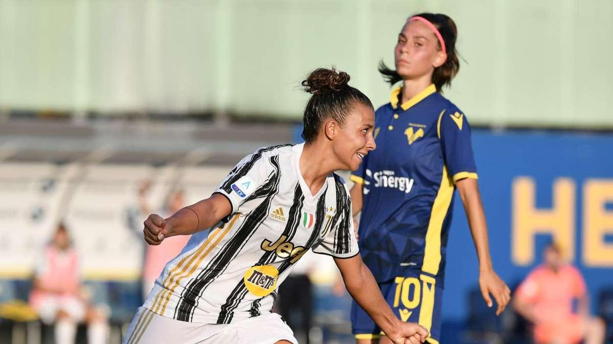 Italia femminile: prima rete in azzurro per la bianconera Caruso