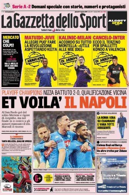 Gazzetta - Con Matuidi Allegri può fare la rivoluzione 