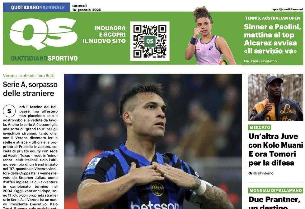 Qs - Altra Juve con Kolo Muani e Tomori per la difesa 