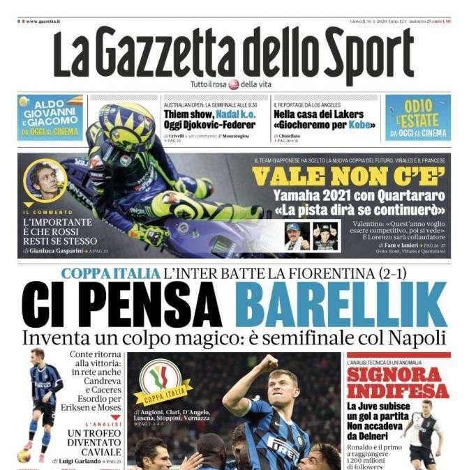 Gazzetta - Ci pensa Barellik. Signora indifesa