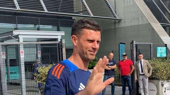 Juventus.com - Training center, il primo allenamento di Thiago Motta
