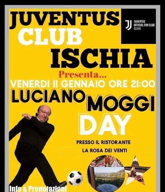 Luciano Moggi Day allo Juventus Official Fan Club di Ischia: appuntamento l'11 gennaio