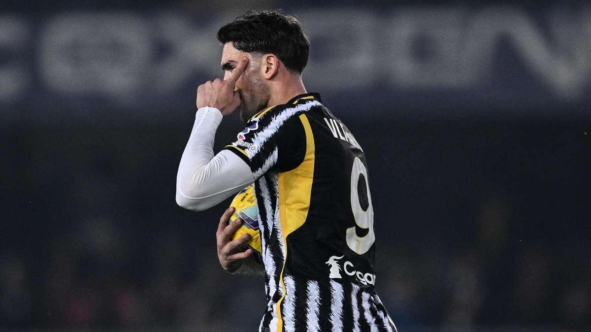 La carica di VLAHOVIC in vista del match contro il Frosinone 