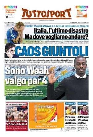 Tuttosport - Sono Weah e valgo per 4