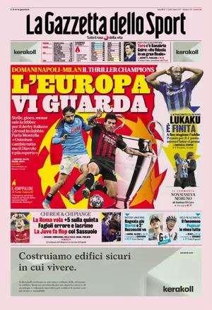 Gazzetta - La Juve fa flop
